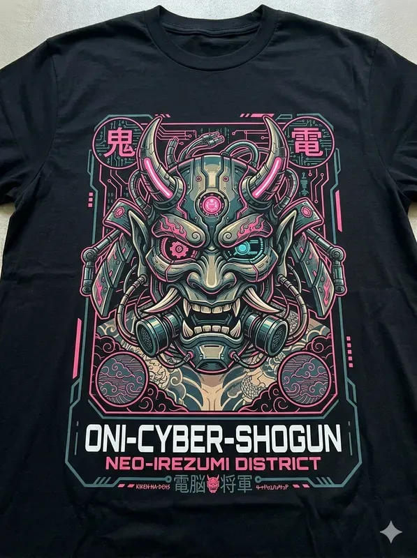 Cyberpunk Streetwear Tshirt Designs