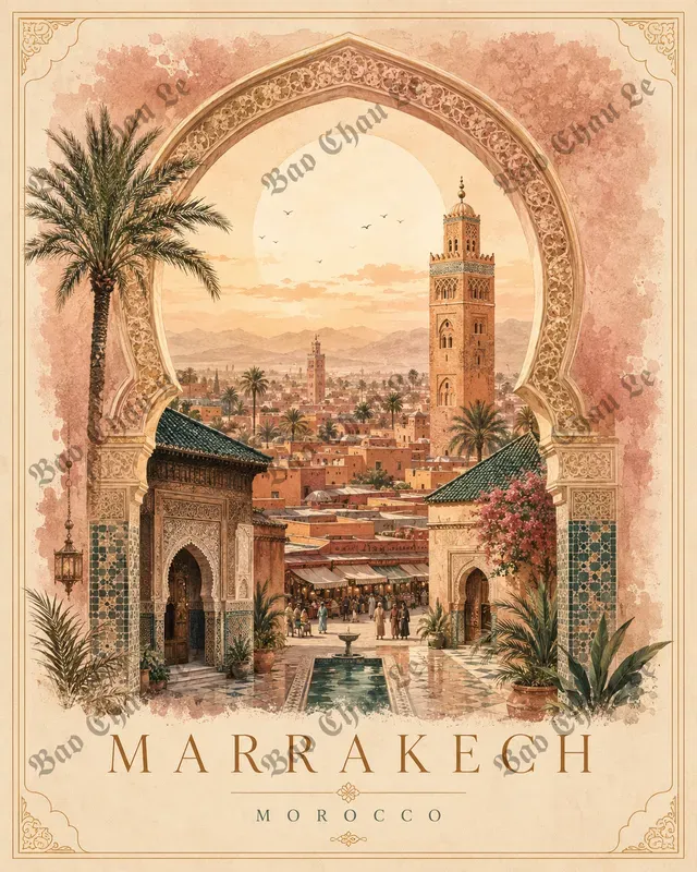 Elegant City Travel Posters