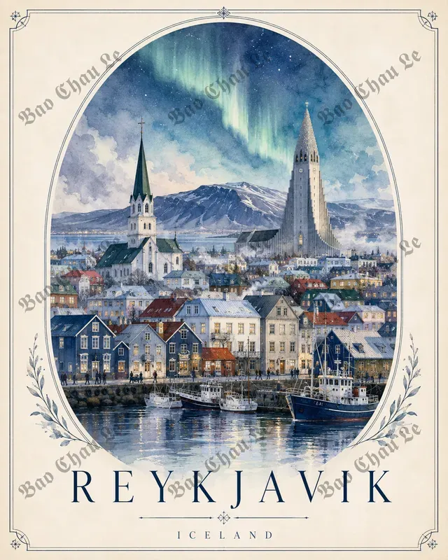 Elegant City Travel Posters