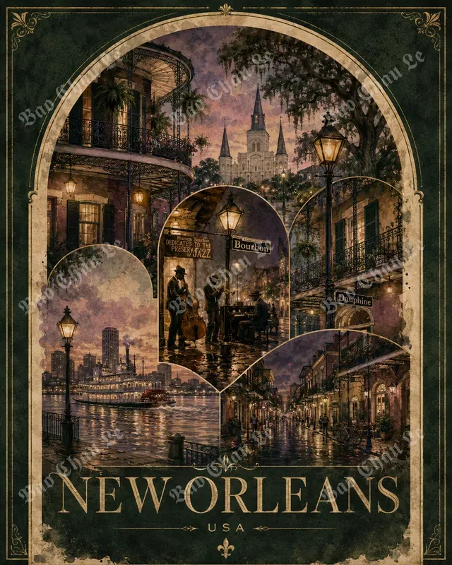 Elegant City Travel Posters