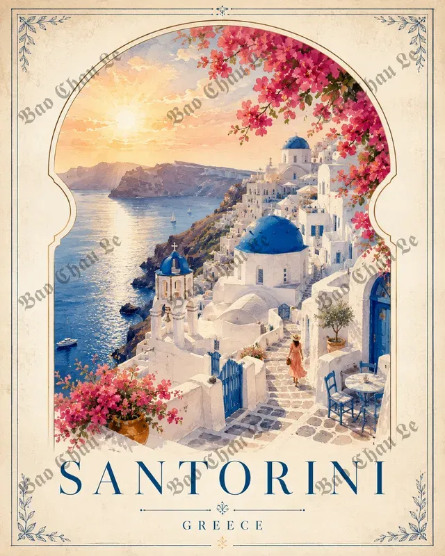 Elegant City Travel Posters