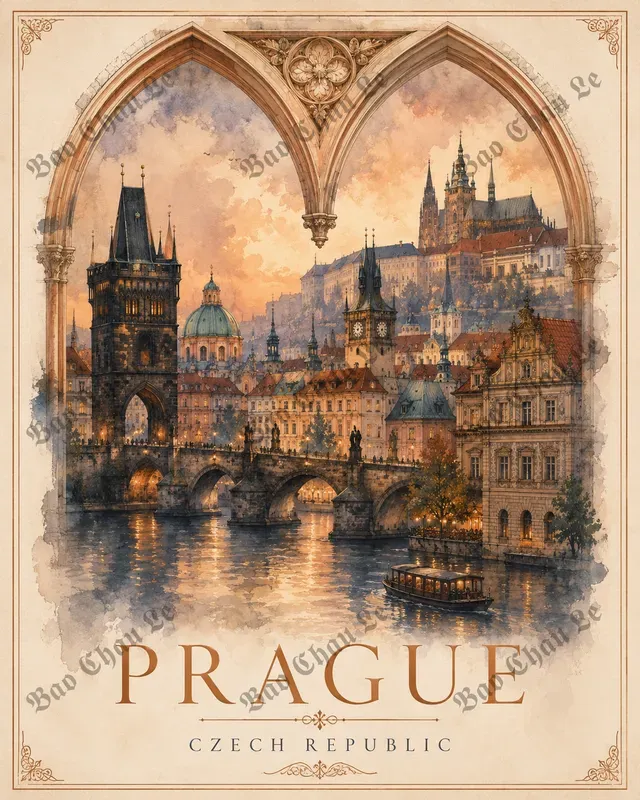 Elegant City Travel Posters