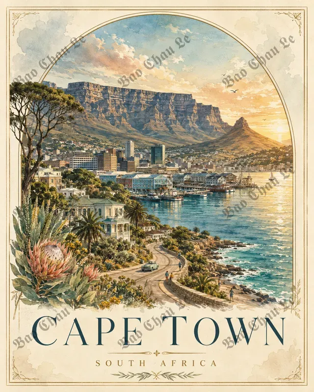 Elegant City Travel Posters