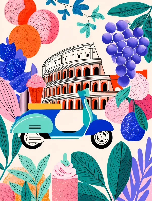 Playful Retro Cityscapes
