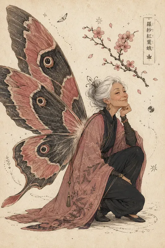 Whimsical Winged Character Art