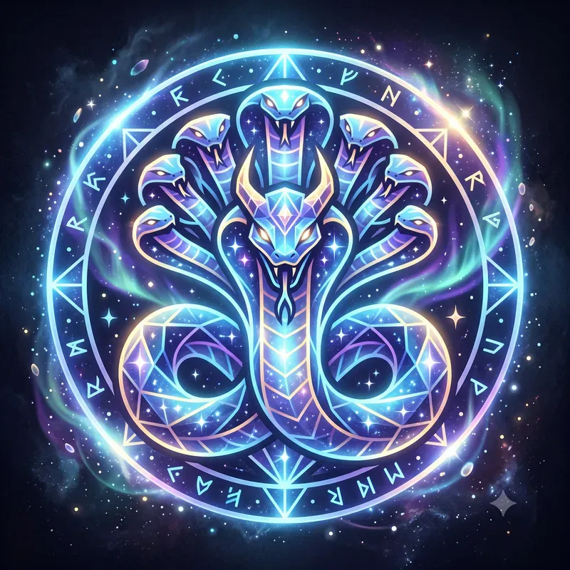 Glowing Mythical Creature Emblems