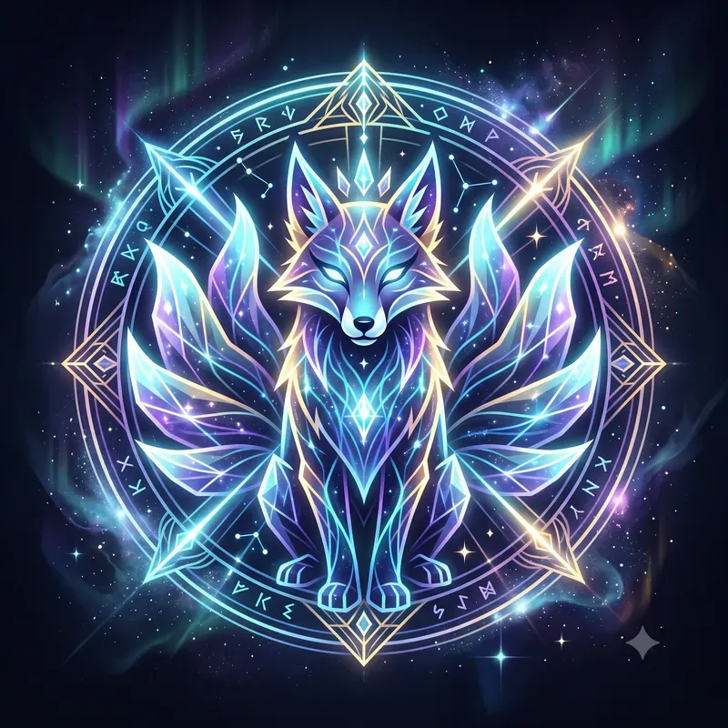 Glowing Mythical Creature Emblems