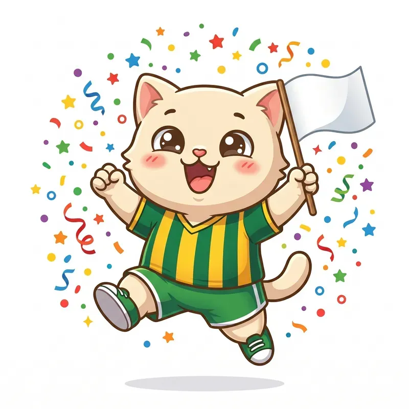 Cute Chibi Soccer Fans