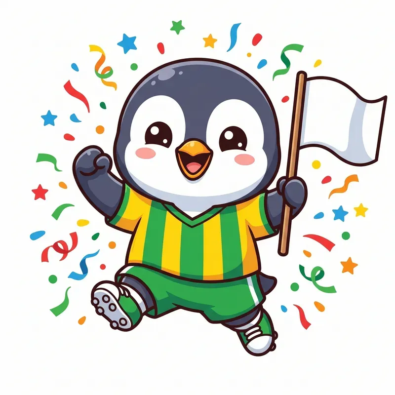 Cute Chibi Soccer Fans