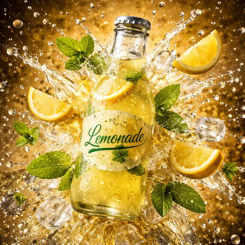 Dynamic Splash Product Photography Prompts