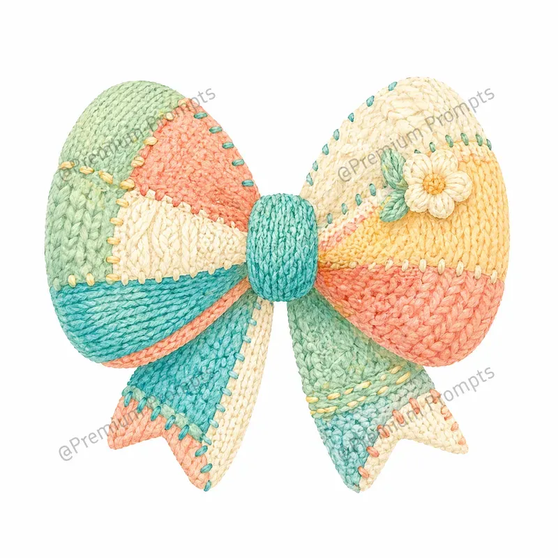 Artisanal Amigurumi Watercolor Cliparts