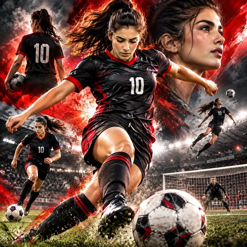 Dynamic Sports Energy Collages