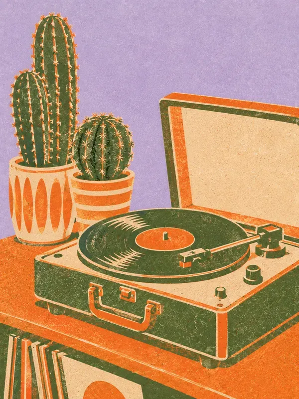 Vintage Risograph Pop Art Prints