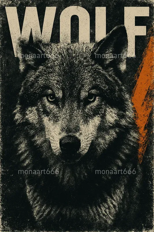 Retro Grunge Editorial Posters