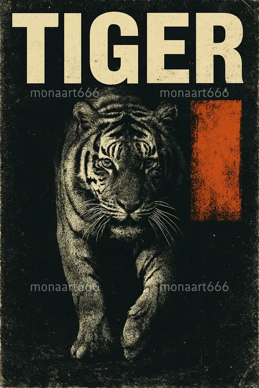 Retro Grunge Editorial Posters