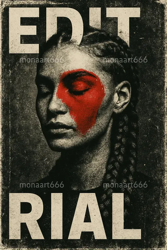 Retro Grunge Editorial Posters