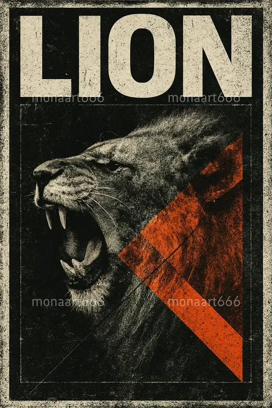 Retro Grunge Editorial Posters