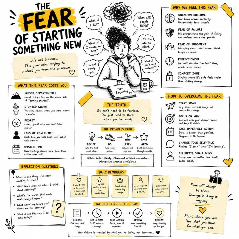 Mindset Reset Infographic Poster Series