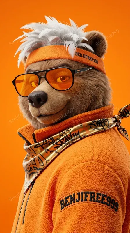 Custom 3D Streetwear Animal Avatars