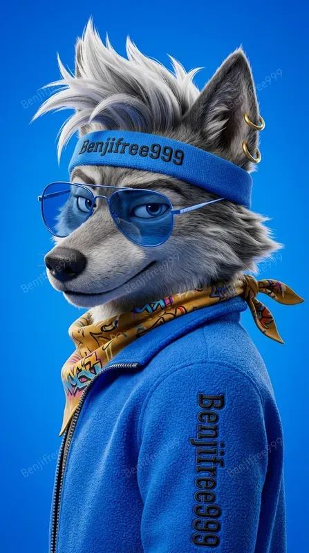 Custom 3D Streetwear Animal Avatars