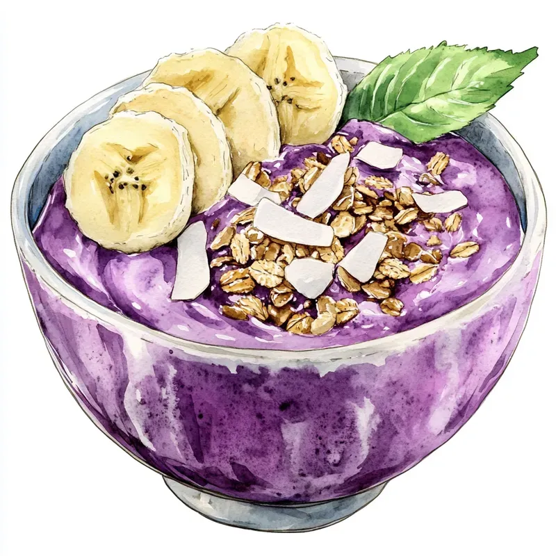 Delicate Watercolor Food Illustrations