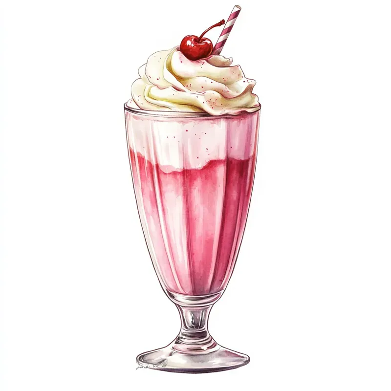 Delicate Watercolor Food Illustrations