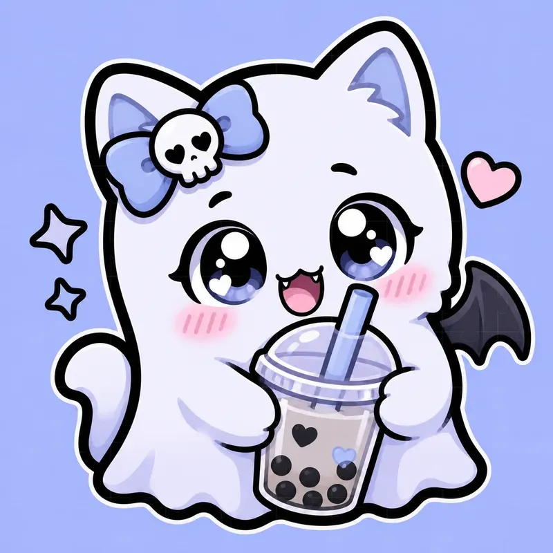 Pastel Goth Kawaii Emotes
