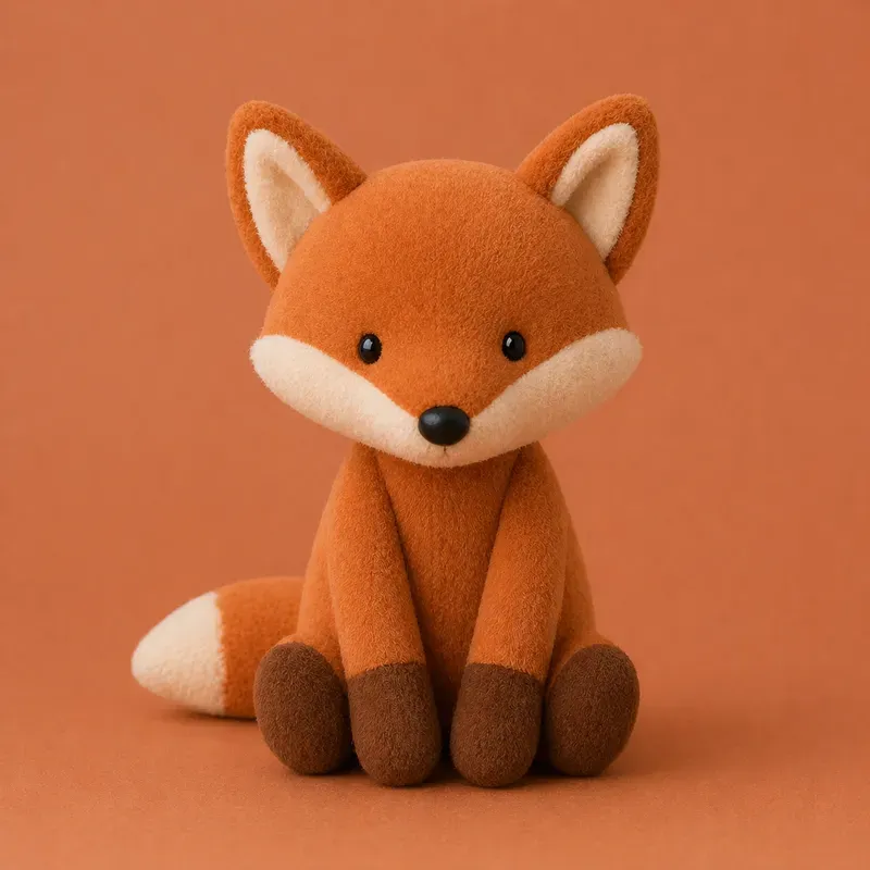 Minimal Plush Toy Portraits