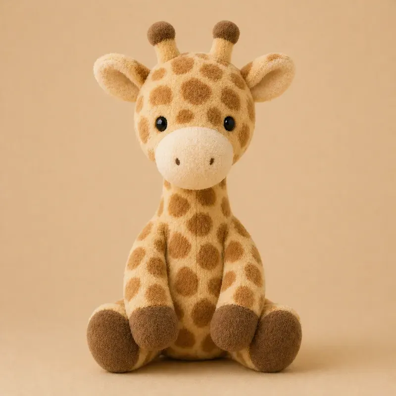 Minimal Plush Toy Portraits