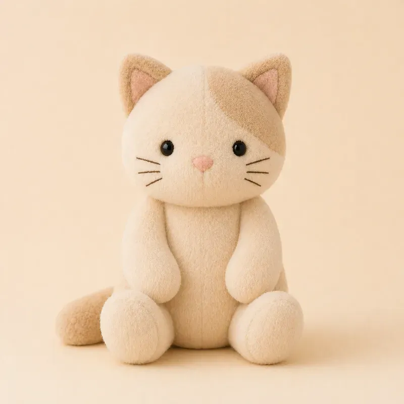 Minimal Plush Toy Portraits