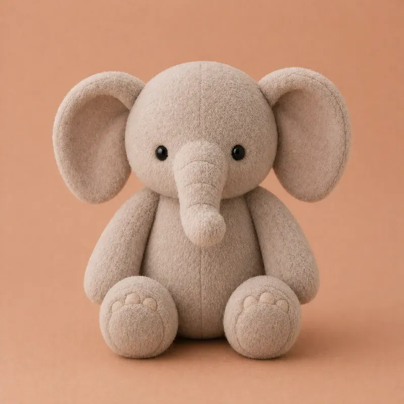 Minimal Plush Toy Portraits