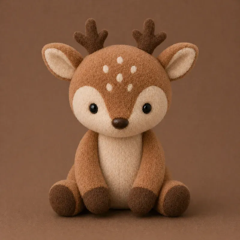 Minimal Plush Toy Portraits