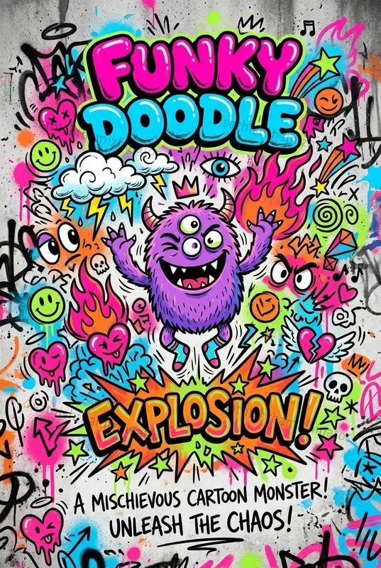 Funky Doodle Explosion Posters
