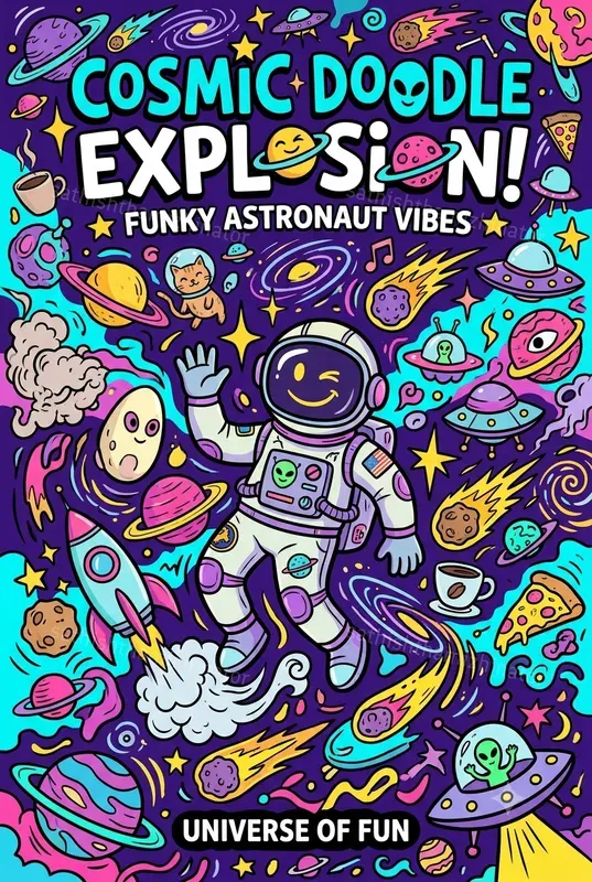 Funky Doodle Explosion Posters