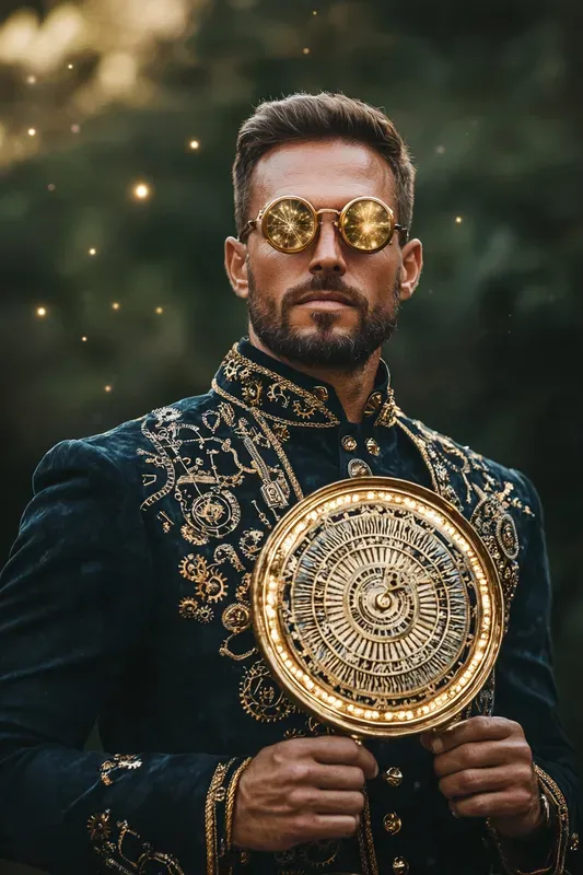 Aether Voyager Steampunk Space Art