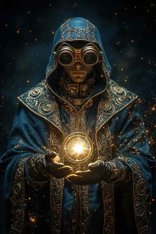 Aether Voyager Steampunk Space Art