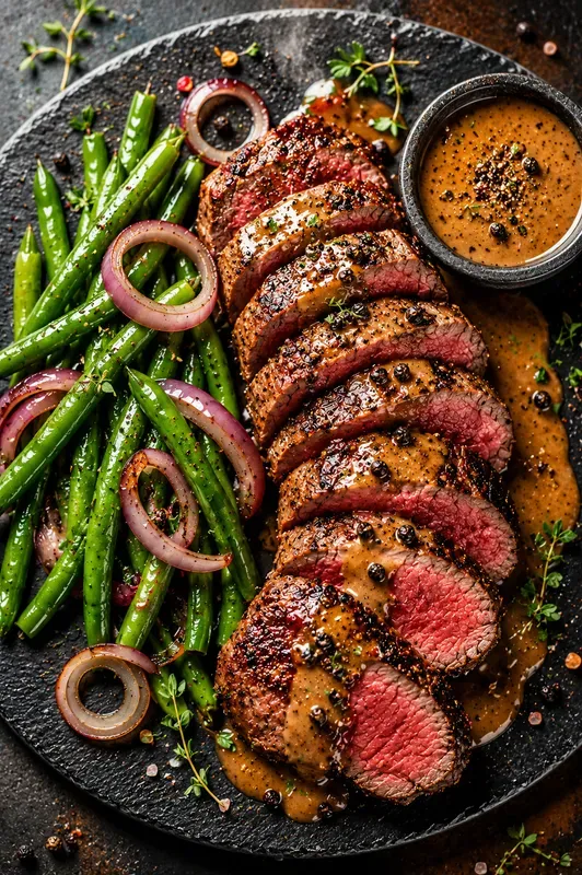 Glossy Gourmet Food Photos