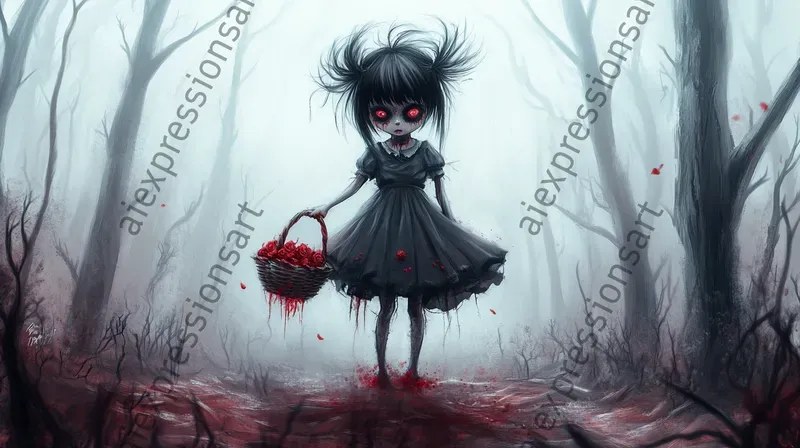 Macabre Ink Crimson Tragic Fairytales