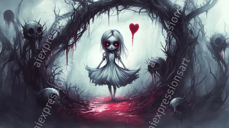 Macabre Ink Crimson Tragic Fairytales
