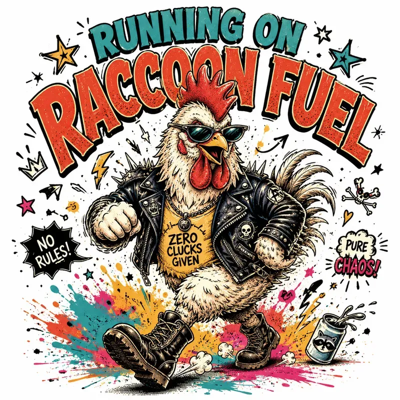 Vintage Funny Animal Tshirt Art