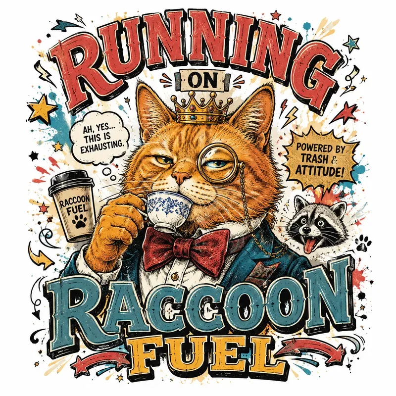 Vintage Funny Animal Tshirt Art