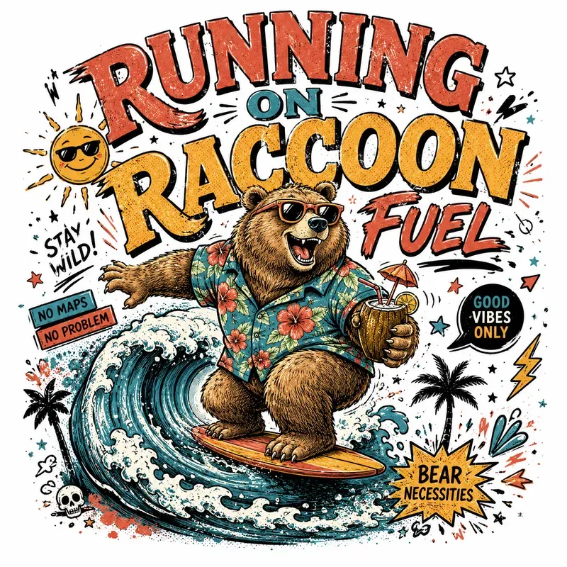 Vintage Funny Animal Tshirt Art