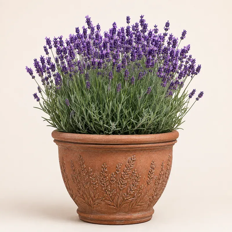 Luxury Botanical Flower Pots Premium 3D