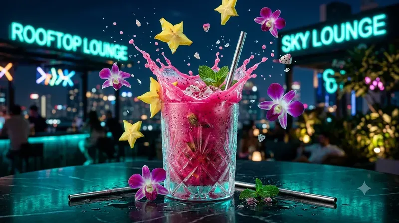 Luxury Summer Beverage Splashes