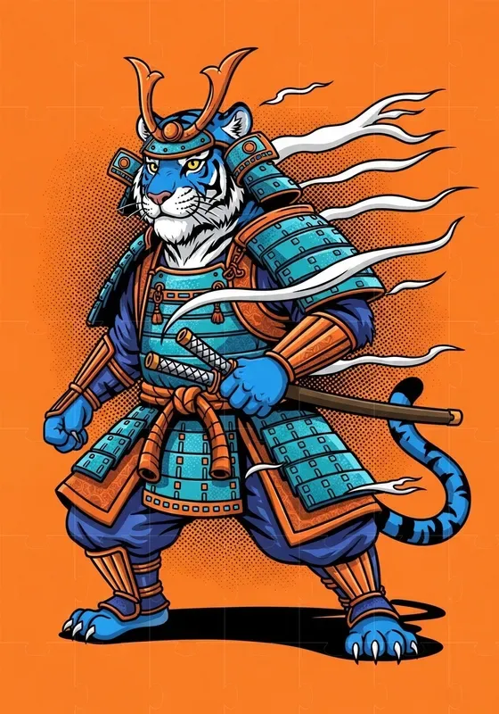 Neo Ukiyo Comic Illustrations