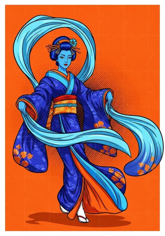 Neo Ukiyo Comic Illustrations