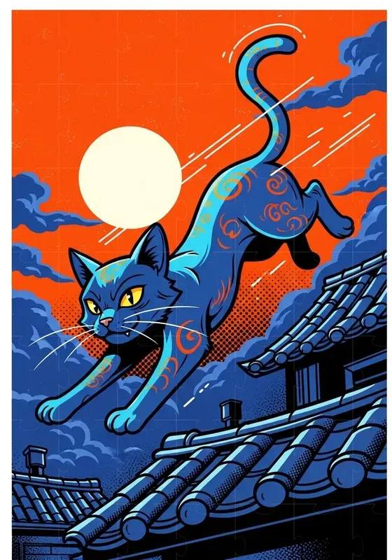 Neo Ukiyo Comic Illustrations