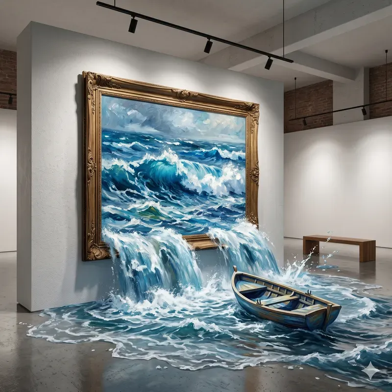 When Art Escape The Frames