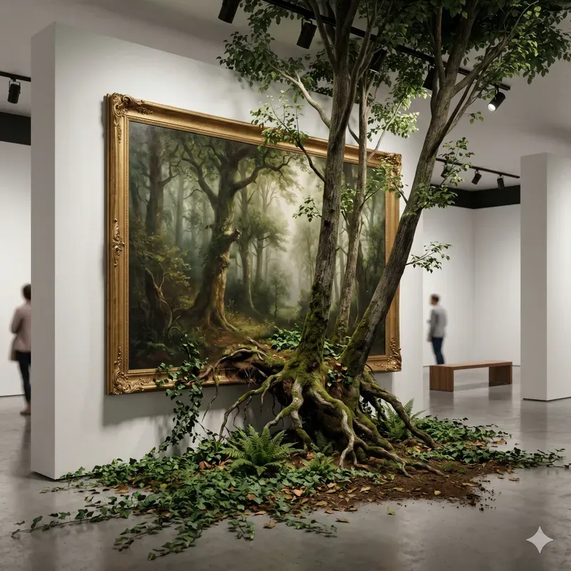 When Art Escape The Frames