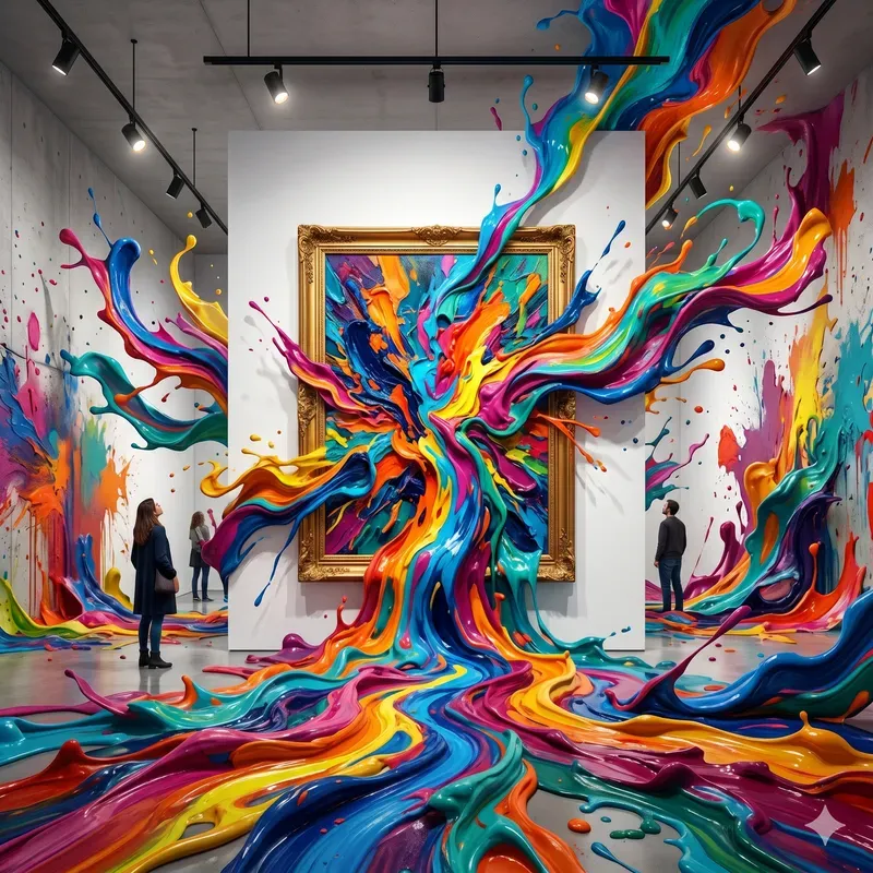 When Art Escape The Frames